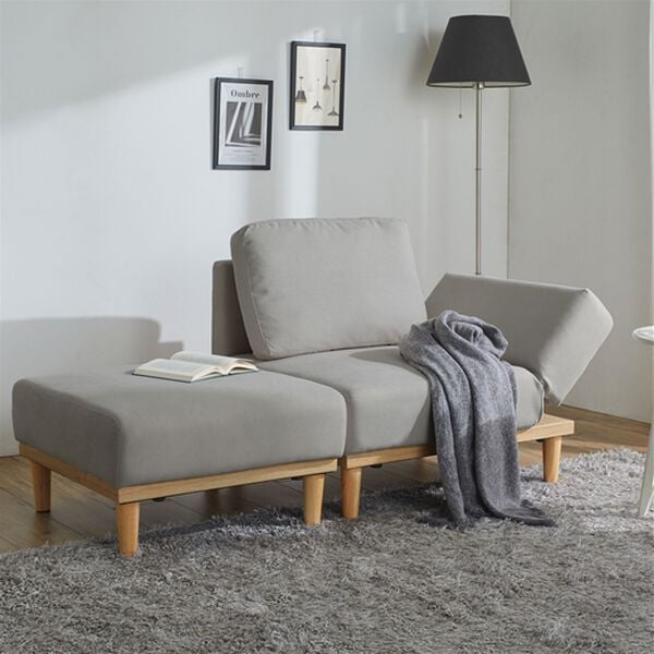 iellio（イエリオ）の「リクライニング付カウチソファＮｏｒｅｅ（ソファ）」｜ライトグレー