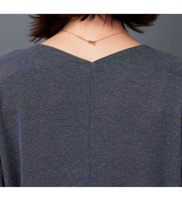 BELLUNA（ベルーナ）の「ラメ調ドルマンプルオーバー（カットソー）」｜詳細画像