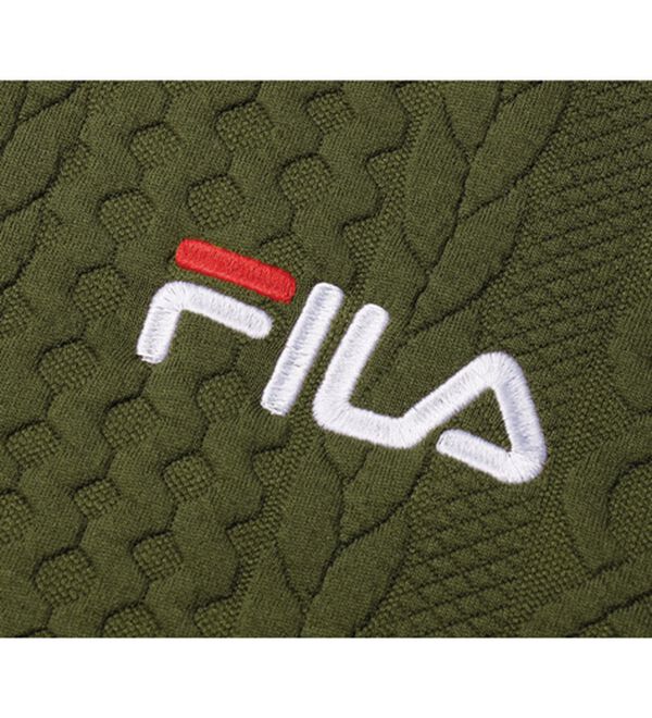 「＜フィラ＞ニット使いフクレジャカードトレーナー（メンズトレーナー）」｜詳細画像