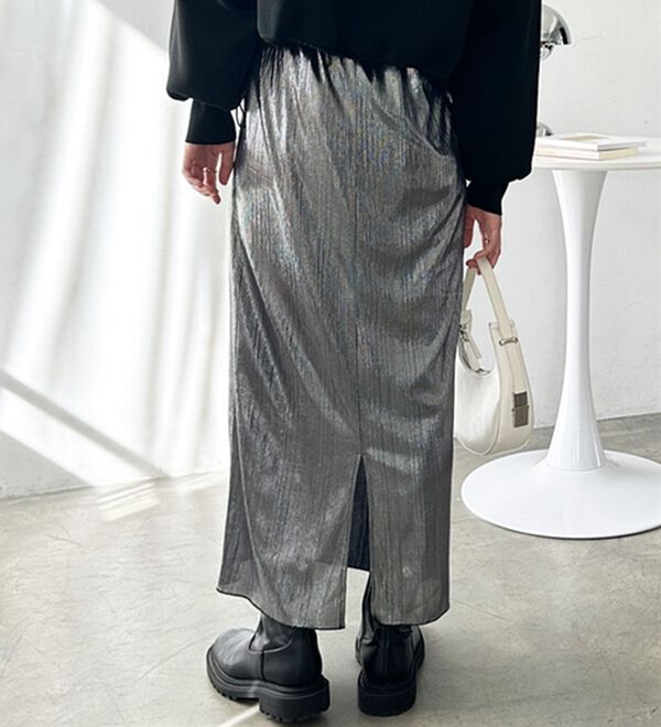 GeeRA（ジーラ）の「シャイニーナロースカート（ロングスカート）」｜詳細画像