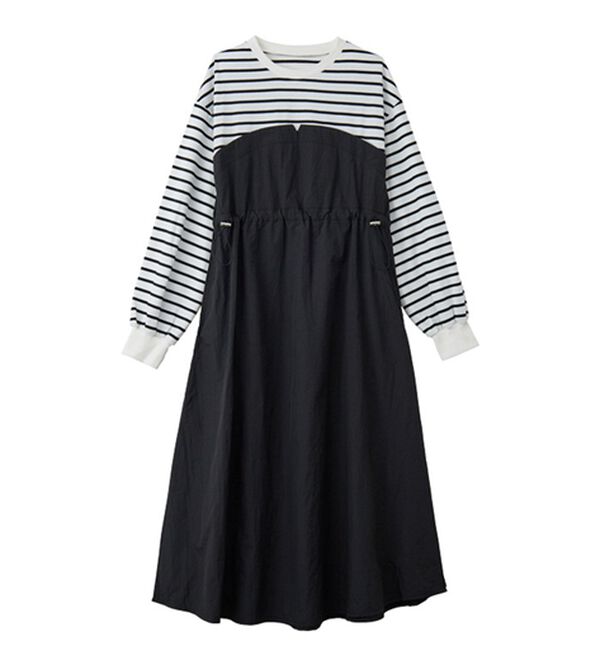 バレンシアガ　ドッキング　ワンピース 重ね着風ドッキングワンピース - ベルーナ【公式】