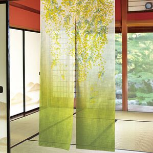 「【４／３０まで早割】風水春の開運暖簾（のれん・間仕切り・カーテン関連品）」｜ミモザ