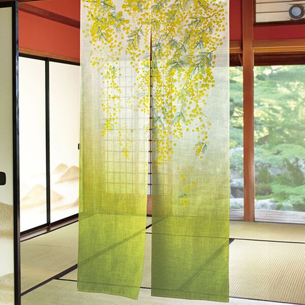 「【４／３０まで早割】風水春の開運暖簾（のれん・間仕切り・カーテン関連品）」｜ミモザ