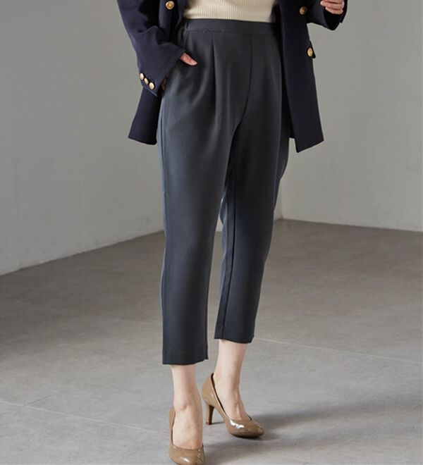 RANAN（ラナン）の「美脚シルエットクロップドパンツ（フルレングスパンツ）」｜詳細画像