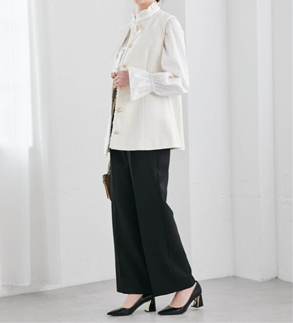 RANAN（ラナン）の「ペプラムツイードジレ（ジレ）」｜詳細画像