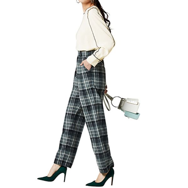 RANAN（ラナン）の「配色ステッチブラウス（ブラウス）」｜詳細画像