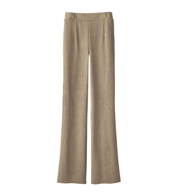 BELLUNA（ベルーナ）の「ランダムクレープパンツ（フルレングスパンツ）」｜詳細画像