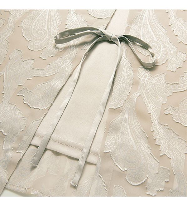 VINNO（ヴィノ）の「＜日本製生地＞カットジャカードペイズリー柄ブラウス（ブラウス）」｜詳細画像