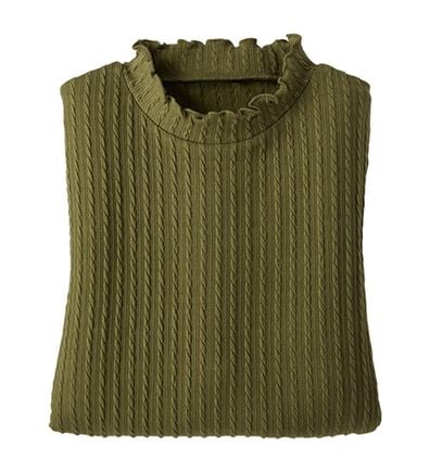 BELLUNA（ベルーナ）の「フリル衿ジャカードプルオーバー（カットソー）」