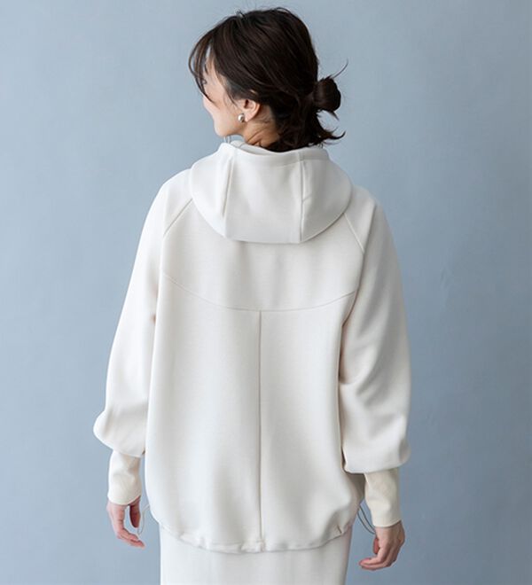 BELLUNA（ベルーナ）の「【ＳＭＡＲＴ　ＥＣＯ　ＪＥＲＳＥＹ】ダブルジップ切替パーカー（パーカー）」｜詳細画像