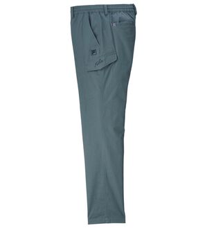 「＜フィラ＞キシリトール加工すっきりカーゴパンツ（メンズフルレングスパンツ）」｜ブルーグレー