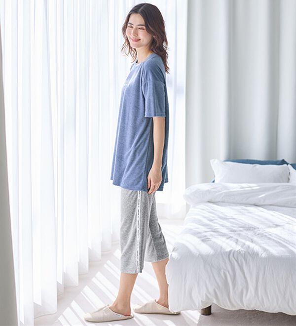 LAVIENNE（ラヴィエンヌ）の「【上質な寝心地を】良眠仕様パイル素材パジャマ＜マリクレールビス＞（パジャマ・ルームウェア）」｜詳細画像