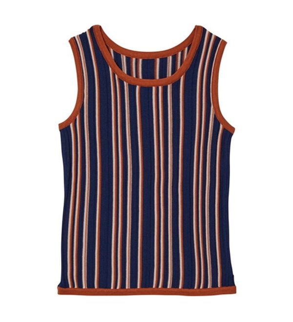 GeeRA（ジーラ）の「マルチストライプニットタンクトップ（タンクトップ・キャミソール）」｜詳細画像