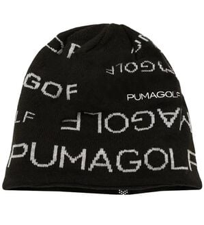 「ゴルフ　ＡＯＰリバーシブルニット　ビーニー（メンズ帽子）」｜プーマブラック