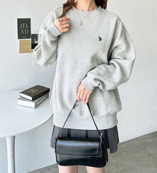 GeeRA（ジーラ）の「【U.S. POLO ASSN.】表ピーチ裏起毛スウェット（トレーナー・スウェット）」｜詳細画像