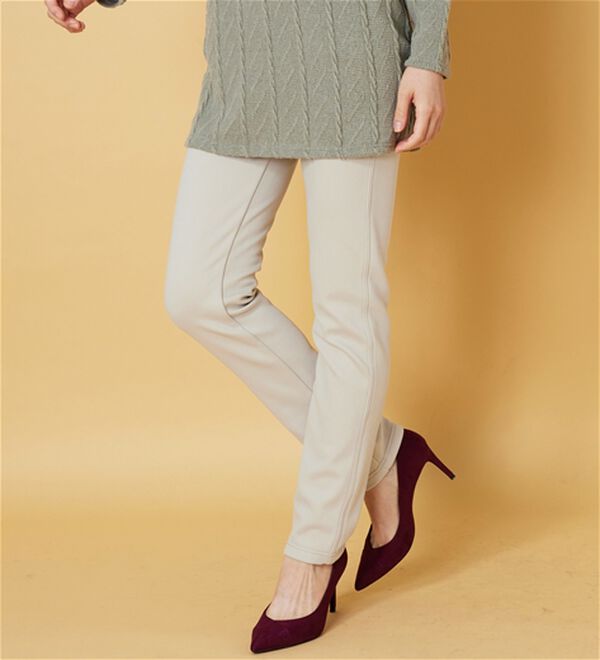 BELLUNA（ベルーナ）の「裏ベロアストレッチ素材レギンスパンツ【Prima fit pants】（スパッツ・レギンス）」｜詳細画像