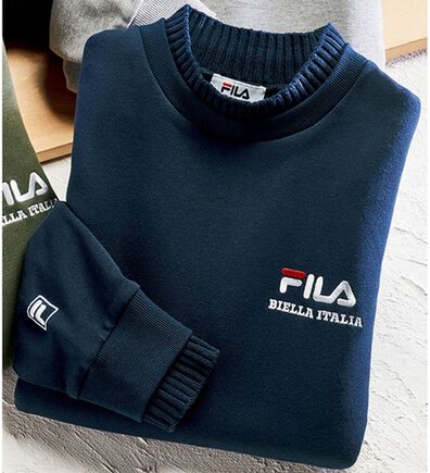 「＜フィラ＞技ありニット使いトレーナー（メンズトレーナー）」