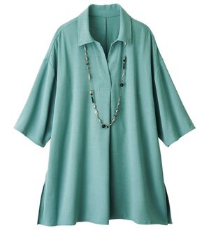 ルフラン（ルフラン）の「軽やか涼しいスキッパーチュニック（チュニック）」｜詳細画像