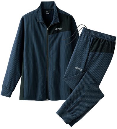 「＜ケイパ＞シアサッカージャージスーツ（メンズスポーツウェア（トップス））」