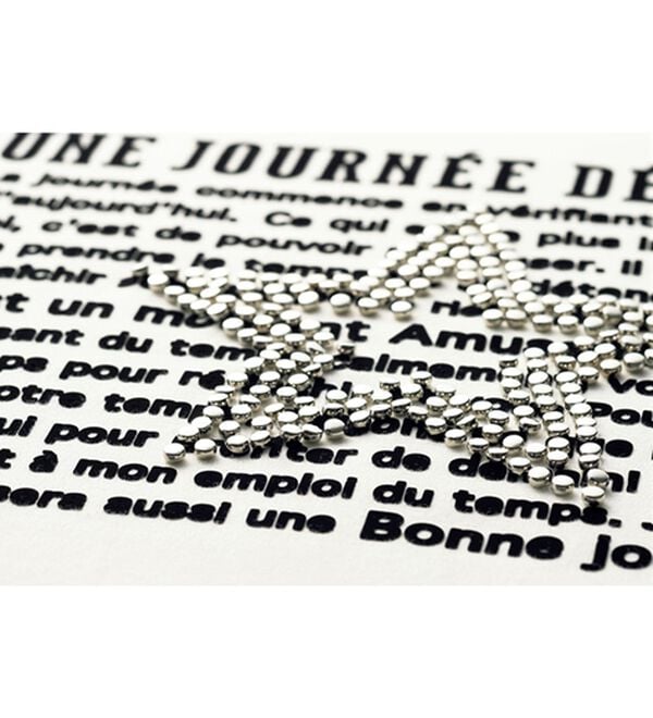 ルフラン（ルフラン）の「ちょいクール大人スタッズＴシャツ（Tシャツ）」｜詳細画像