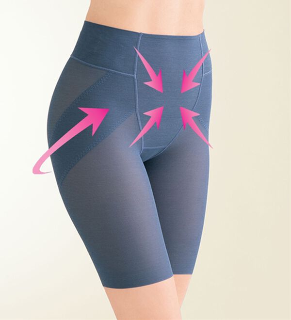 3色組】ミセスの心地よく整える綿入りショーツガードル - ベルーナ