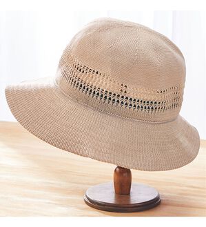 ルフラン（ルフラン）の「風通る木陰みたいな帽子（帽子）」｜ベージュ