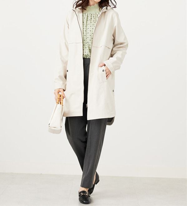 BELLUNA（ベルーナ）の「衿＆袖ニット使い美人顔ブラウス（ブラウス）」｜詳細画像