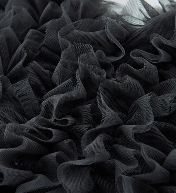 RANAN（ラナン）の「＜３点セット＞チュールフリルベストフレアワンピース（その他ワンピース）」｜詳細画像