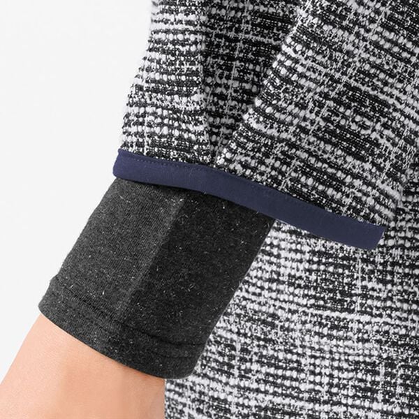 ルフラン（ルフラン）の「【２色組】伸びて柔らか！ツイード調カフタン（チュニック）」｜詳細画像