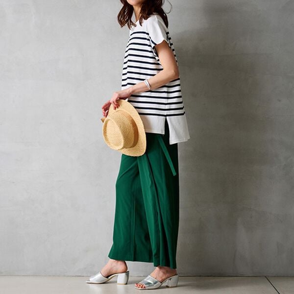 RANAN（ラナン）の「ロングスリットパンツ（フルレングスパンツ）」｜詳細画像