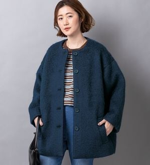 ルフラン（ルフラン）の「こなれシャギーコート（ハーフコート）」｜詳細画像