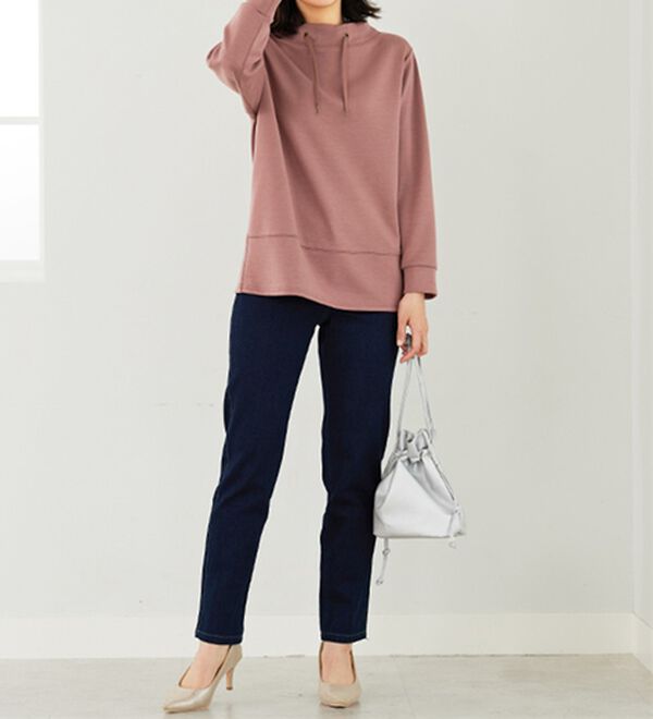 BELLUNA（ベルーナ）の「ホワイトヤーンストレッチカラーパンツ（フルレングスパンツ）」｜詳細画像