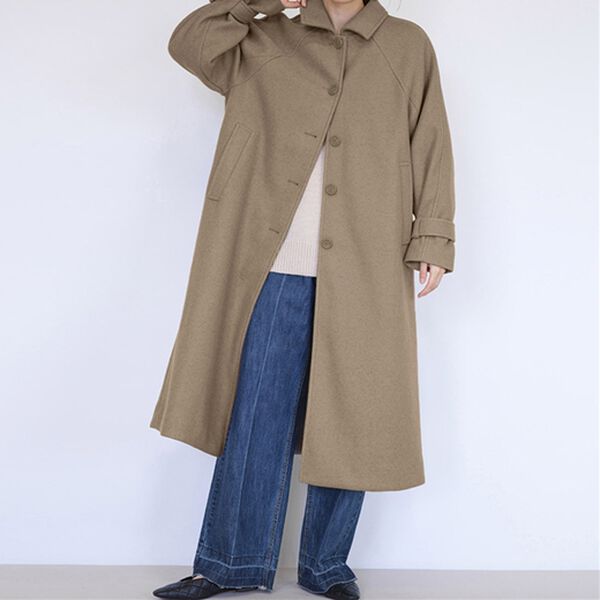 合馬公式アカウント2￼バーバリー　ステンカラーコート　ベルト付　ロング BURBERRY ステンカラーコート