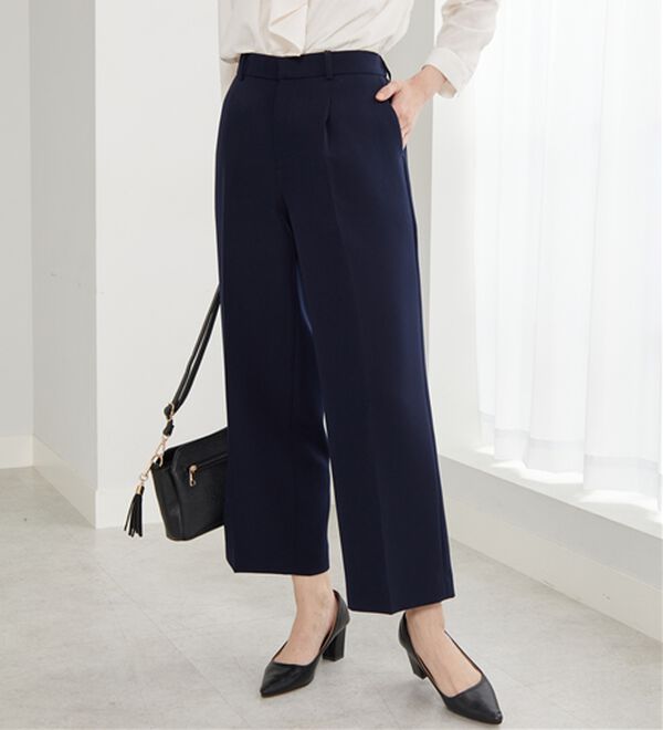 BELLUNA（ベルーナ）の「＜Ｃ／Ｓ＞センタータックワイドパンツ（ワイドパンツ・ガウチョ）」｜詳細画像