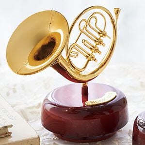 「アンティーク調楽器オルゴール（インテリア雑貨）」｜ホルン