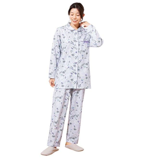 「【２着組】たんぽぽの暖かキルトパジャマ（パジャマ・ルームウェア）」｜詳細画像