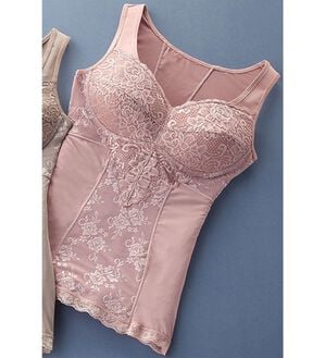 「背すじシャッキリインナー（肌着・インナーウェア）」｜グレイッシュピンク