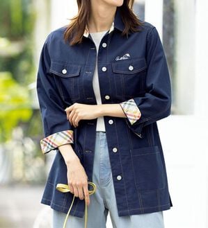 ルフラン（ルフラン）の「【ＡＰ】パナマ織ロングブルゾン（ブルゾン）」｜詳細画像