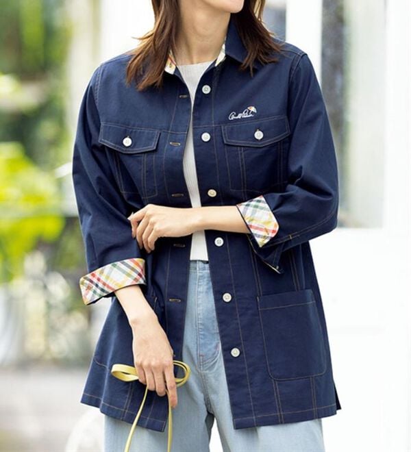 ルフラン（ルフラン）の「【ＡＰ】パナマ織ロングブルゾン（ブルゾン）」｜詳細画像