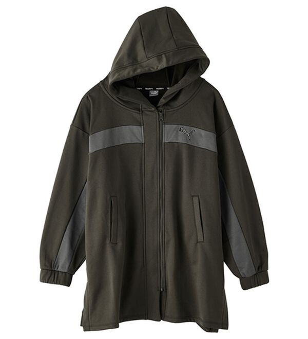 RANAN（ラナン）の「＜ｐｕｍａ＞ワンライン　フリースフーディ（ハーフコート）」｜詳細画像