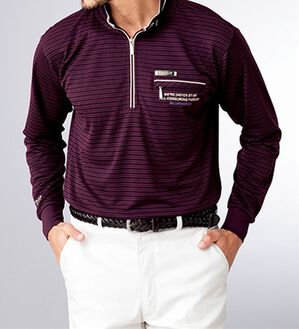 「【３色組】＜ダンロップ・リファインド＞シャドーボーダーエレガントシャツ（メンズカットソー）」｜3色組