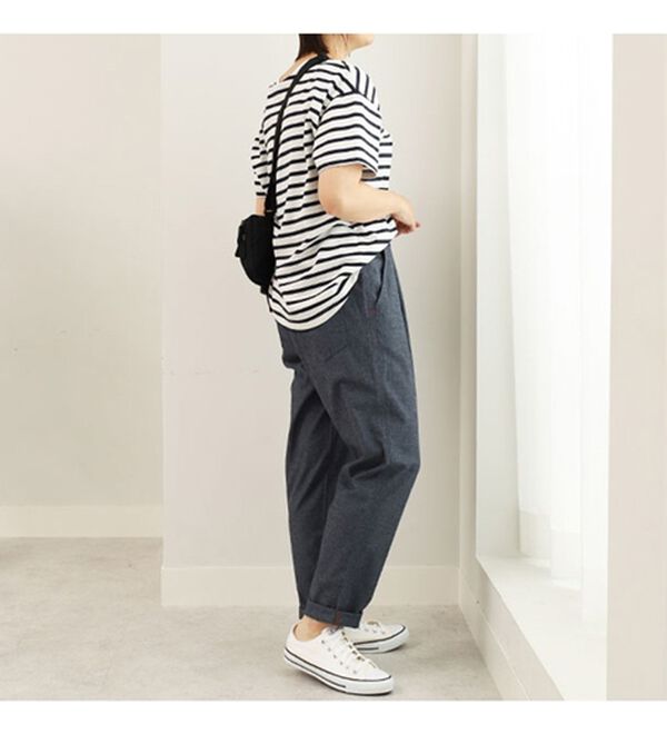 BELLUNA（ベルーナ）の「＜ｓｏｒａｆｕｋｕ＞ペインターテーパードパンツ（テーパードパンツ）」｜詳細画像