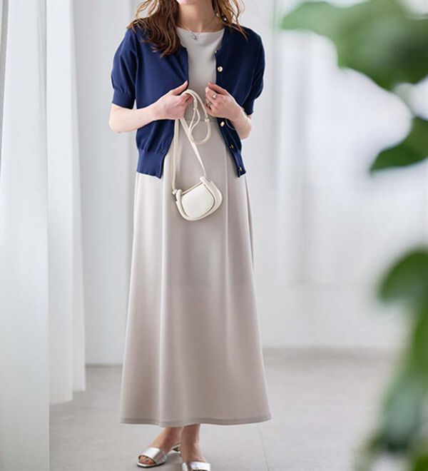 RANAN（ラナン）の「上品見えバックギャザーワンピース（その他ワンピース）」｜詳細画像