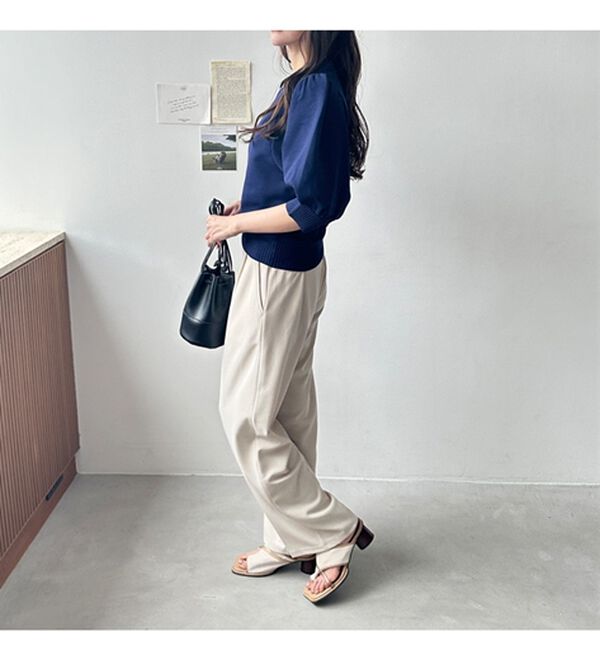 GeeRA（ジーラ）の「パフスリーブニットプルオーバー（ニット・セーター）」｜詳細画像