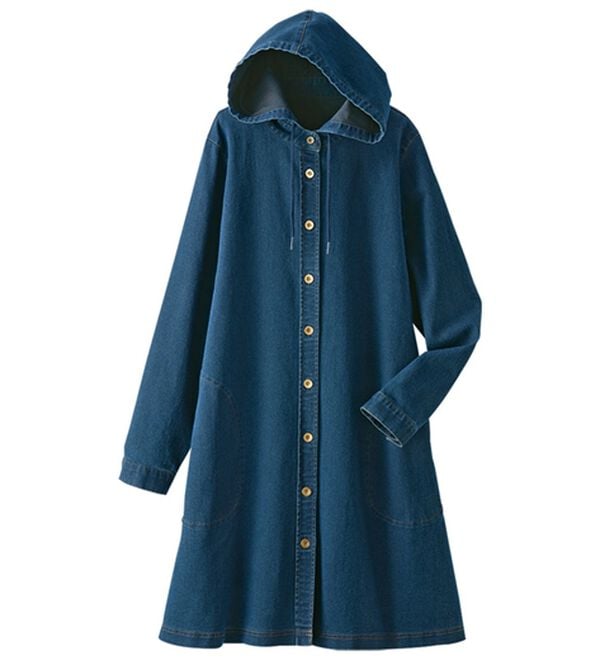 BELLUNA（ベルーナ）の「ストレッチデニムフードブルゾン（ブルゾン）」｜詳細画像