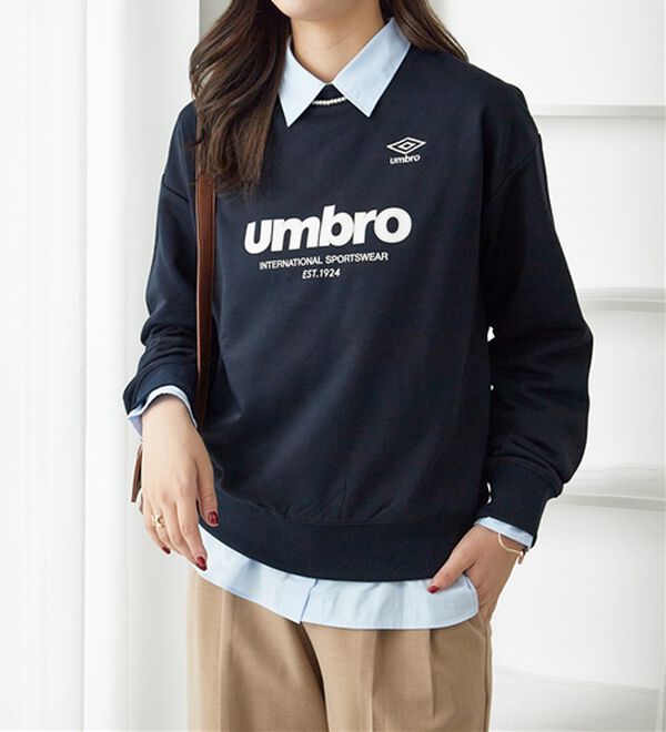 alotta（アロッタ）の「【ＵＭＢＲＯ】裏毛ゆるスウェット（トレーナー・スウェット）」｜詳細画像