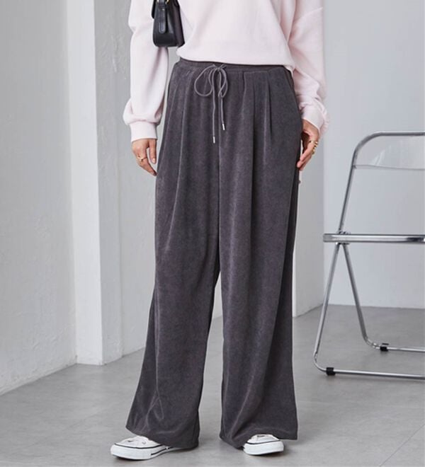 RANAN（ラナン）の「リブタックワイドイージーパンツ（その他パンツ）」｜詳細画像