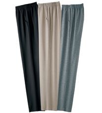 BELLUNA（ベルーナ）の「【３本組】消臭テープ付！ＵＶカットさらさらパンツ（フルレングスパンツ）」