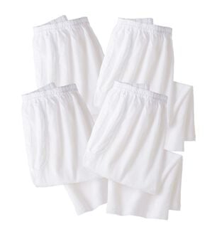 「楽兵衛・和のインナーシリーズ（麻入り）（メンズ肌着・インナーウェア）」｜4枚組 ズボン下