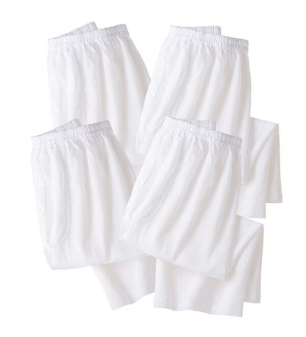 「楽兵衛・和のインナーシリーズ（麻入り）（メンズ肌着・インナーウェア）」｜4枚組 ズボン下